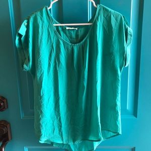 MINE turquoise top